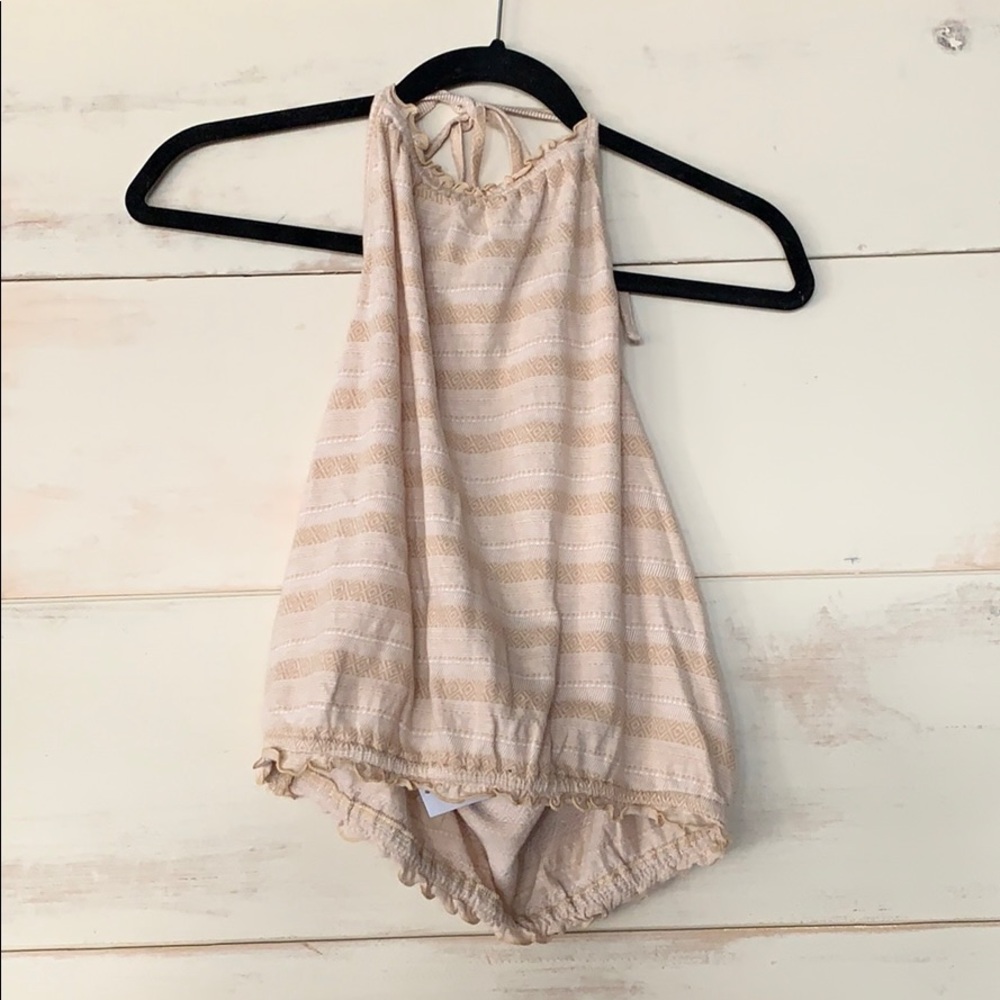 American Eagle Sleeveless tie up shirt